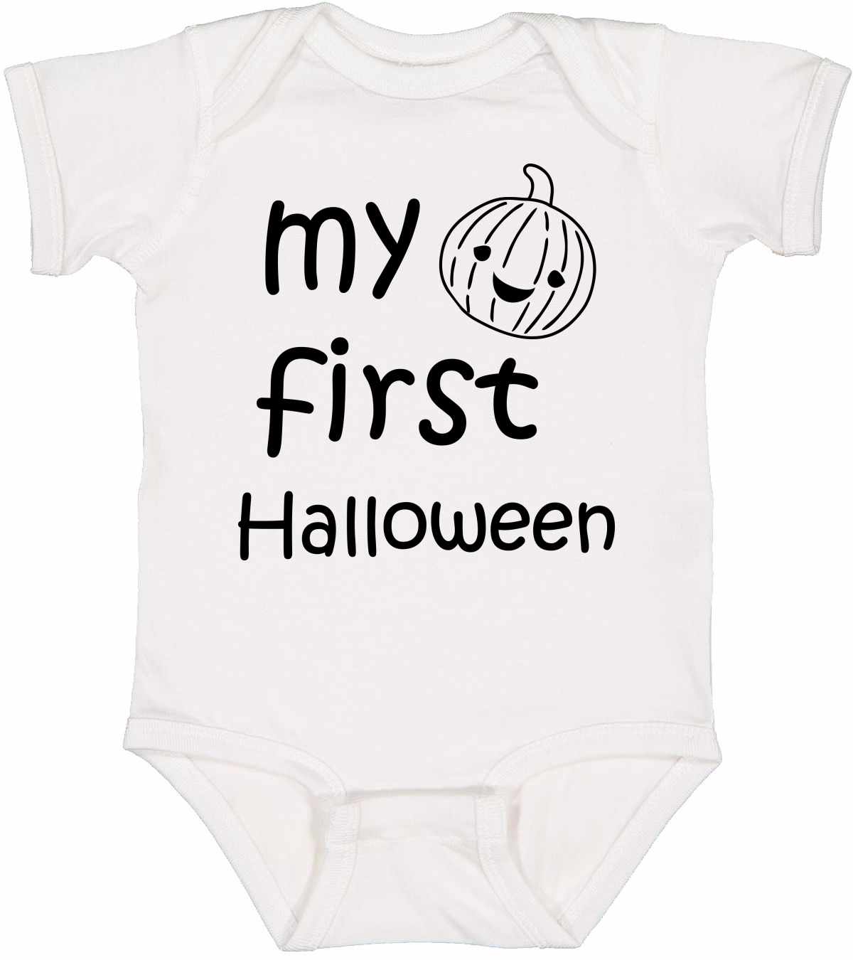My First Halloween on Infant BodySuit (#1378-10)