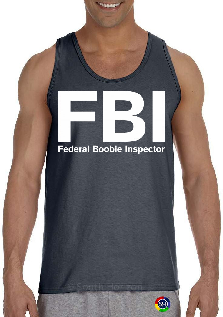 Federal Boobie Inspector Mens Tank Top (#1040-5)