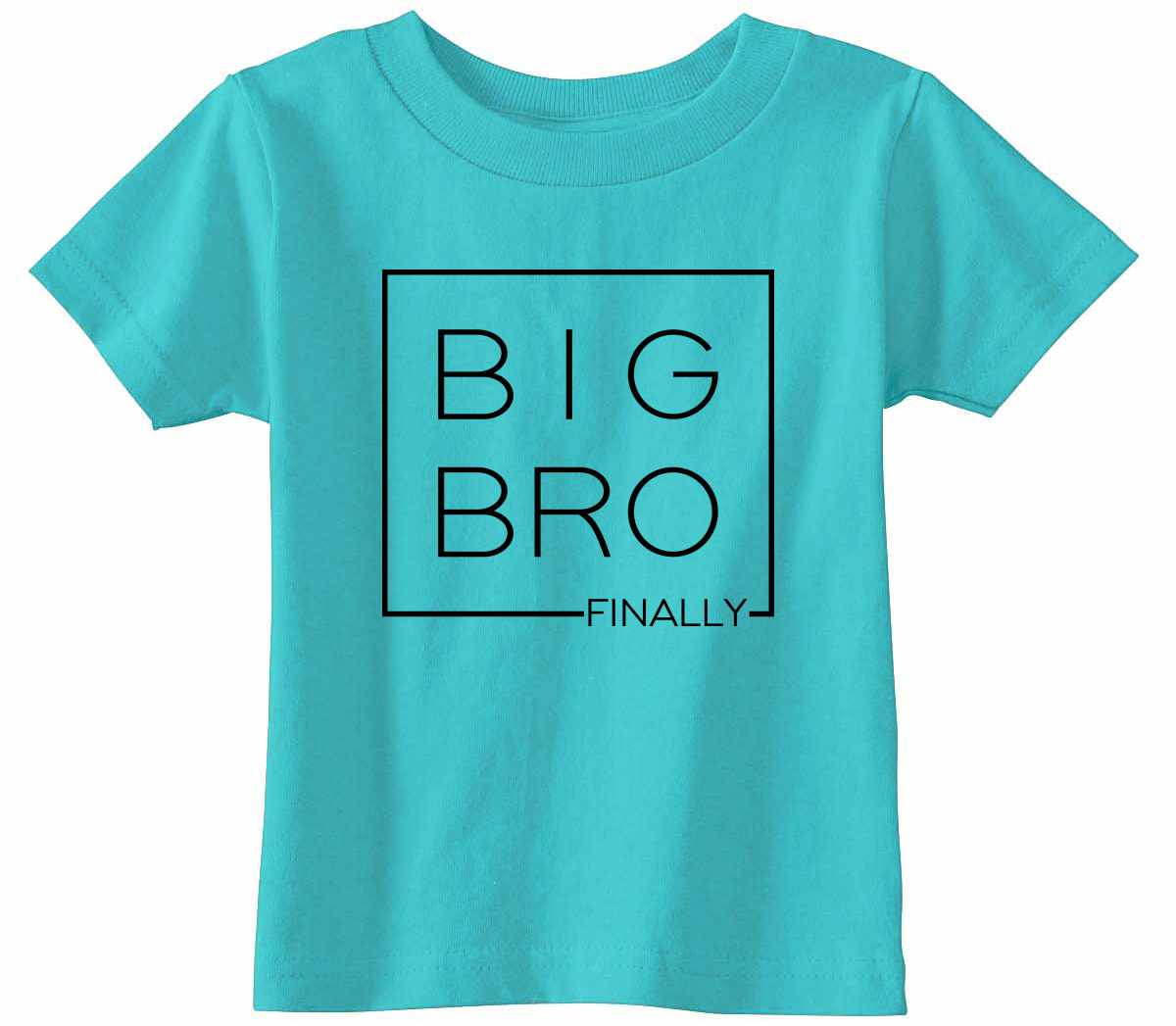 Big Bro Finally- Big Brother Boxed on Infant-Toddler T-Shirt (#1314-7)