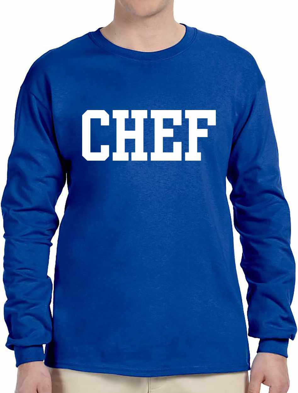 CHEF on Long Sleeve Shirt (#512-3)