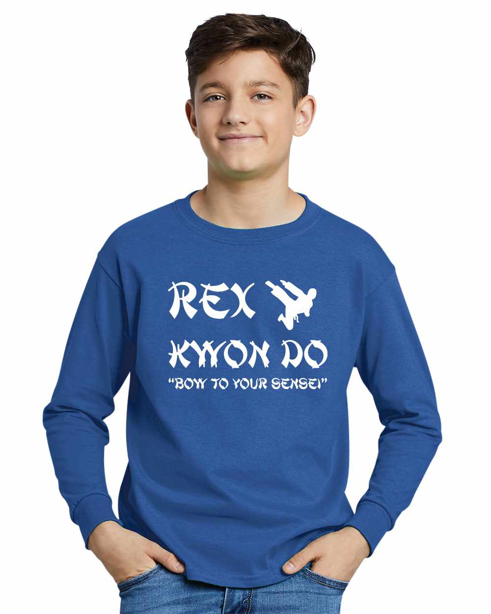 Rex Kwon Do on Youth Long Sleeve Shirt (#648-203)