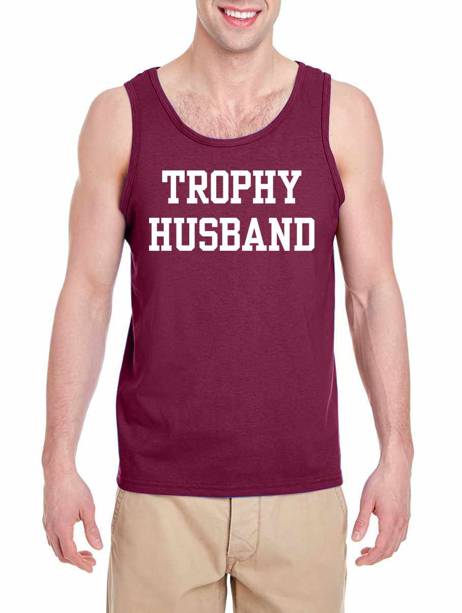 Trophy Husband on Mens Tank Top