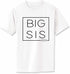Big Sis 2024 - Big Sister Boxed on Adult T-Shirt (#1380-1)