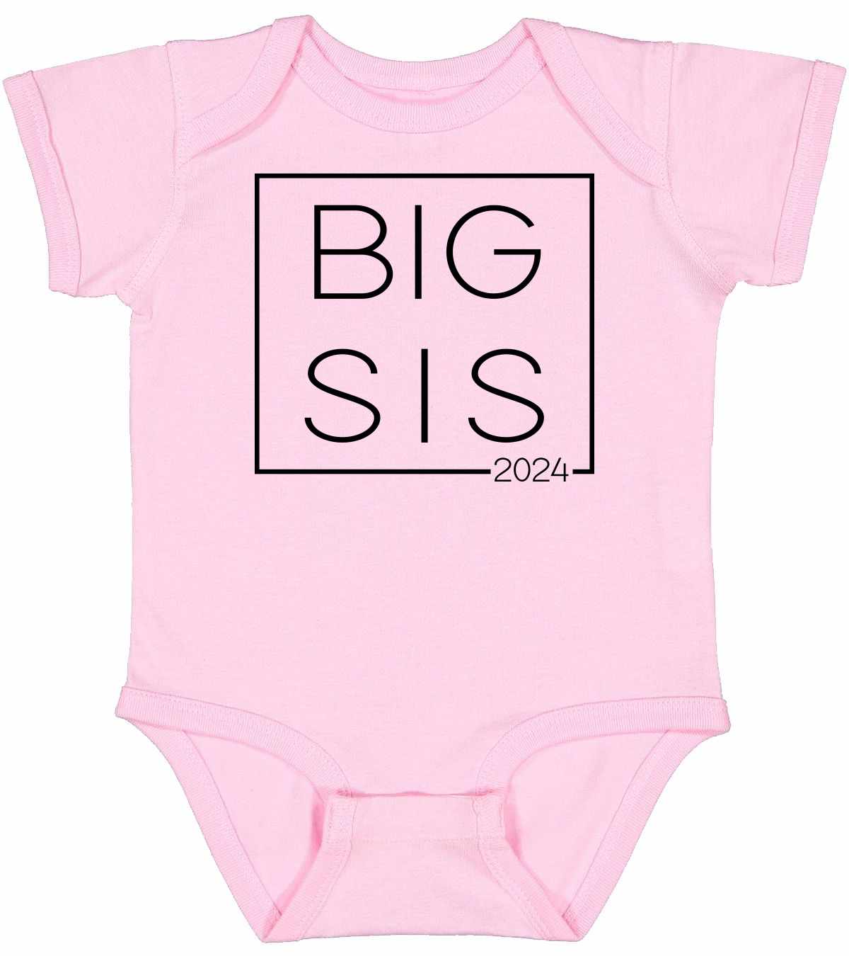 Big Sis 2024 - Big Sister Boxed on Infant BodySuit (#1380-10)