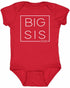 Big Sis 2024 - Big Sister Boxed on Infant BodySuit (#1380-10)