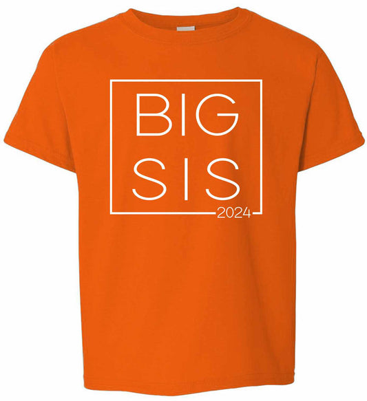 Big Sis 2024 - Big Sister Boxed on Kids T-Shirt