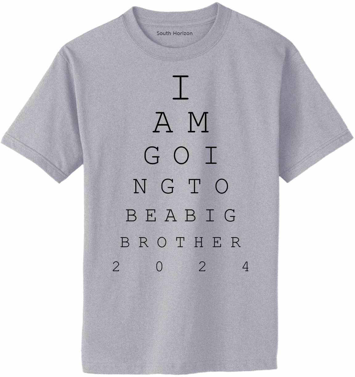 Big Brother Eye Chart 2024 on Adult T-Shirt