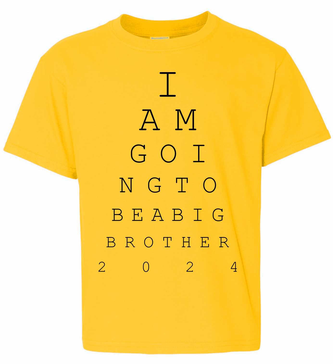 Big Brother Eye Chart 2024 on Kids T-Shirt (#1383-201)