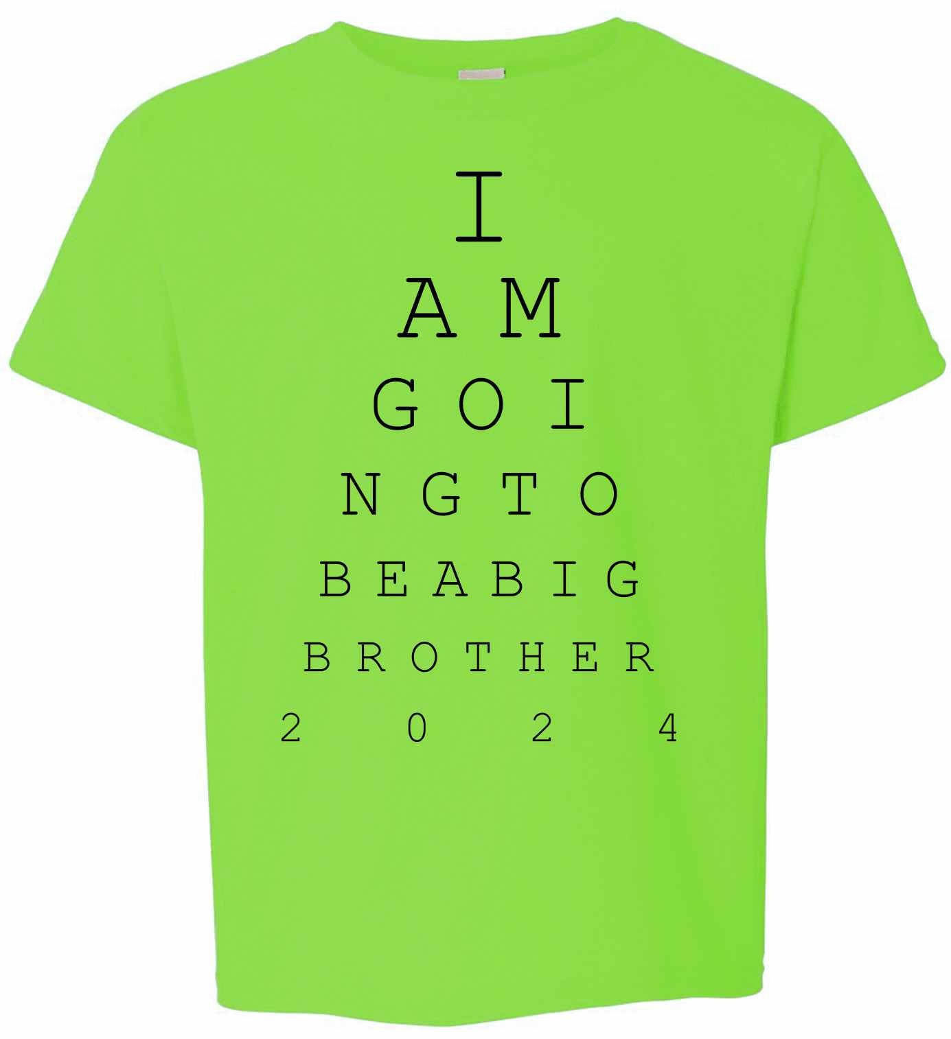 Big Brother Eye Chart 2024 on Kids T-Shirt (#1383-201)