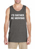 I would rather be Mowing on Mens Tank Top
