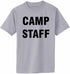 CAMP STAFF on Adult T-Shirt (#1389-1)