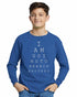 I AM GOING TO BE BIG BROTHER EYE CHART on Youth Long Sleeve Shirt (#1008-203)