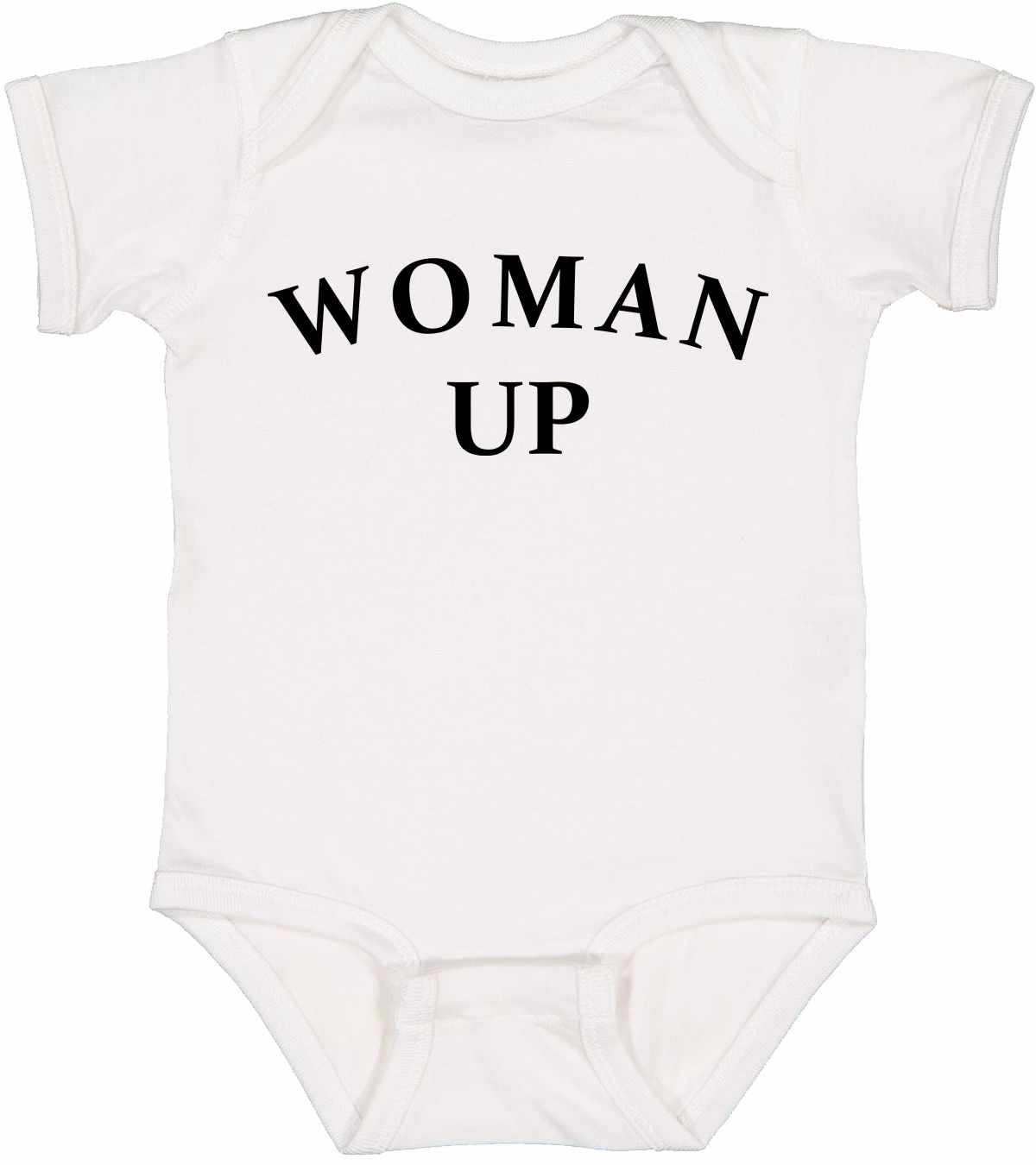 Woman Up on Infant BodySuit (#1010-10)