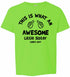 This is What an AWESOME LITTLE SISTER Looks Like on Kids T-Shirt (#1037-201)