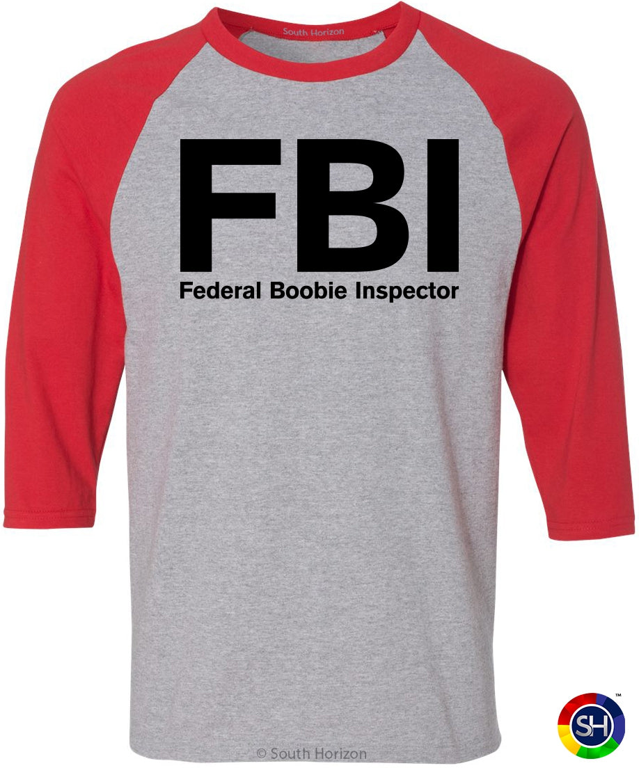 Federal Boobie Inspector Adult Baseball  (#1040-12)