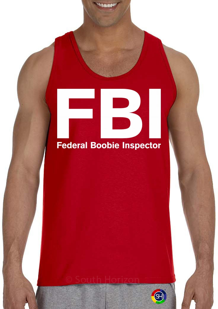 Federal Boobie Inspector Mens Tank Top (#1040-5)