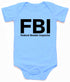 Federal Boobie Inspector Infant BodySuit - Light Blue / NewBorn - Light Blue / 6 Month - Light Blue / 12 Month - Light Blue / 18 Month - Light Blue / 24 Month