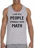 5 of 4 People Struggle with Math Mens Tank Top (#1048-5)