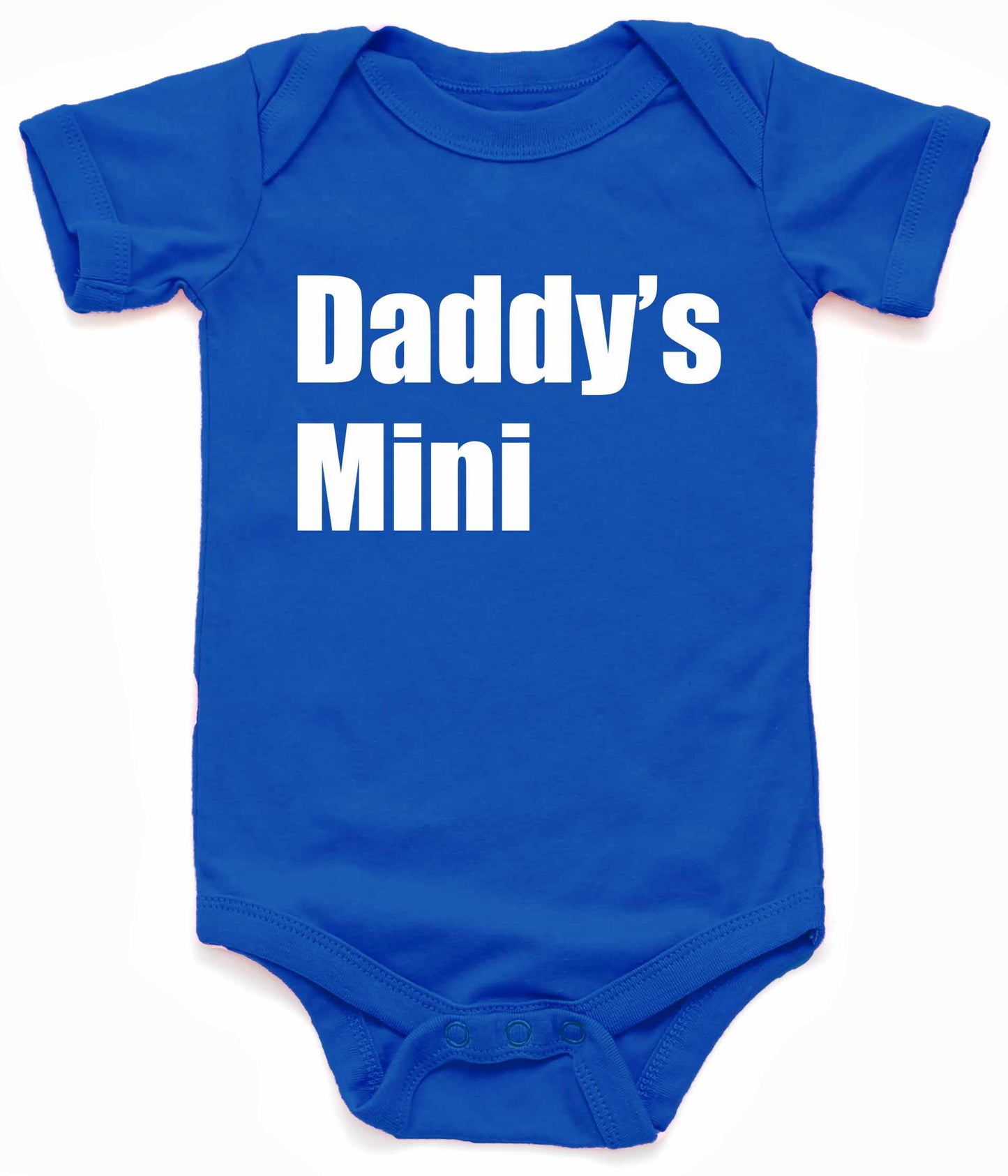 Daddy's Mini Infant BodySuit - Royal Blue / NewBorn - Royal Blue / 6 Month - Royal Blue / 12 Month - Royal Blue / 18 Month - Royal Blue / 24 Month