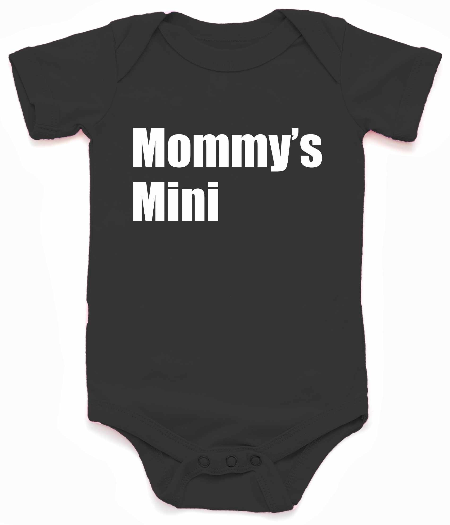 Mommy's Mini Infant BodySuit - Black / NewBorn - Black / 6 Month - Black / 12 Month - Black / 18 Month - Black / 24 Month
