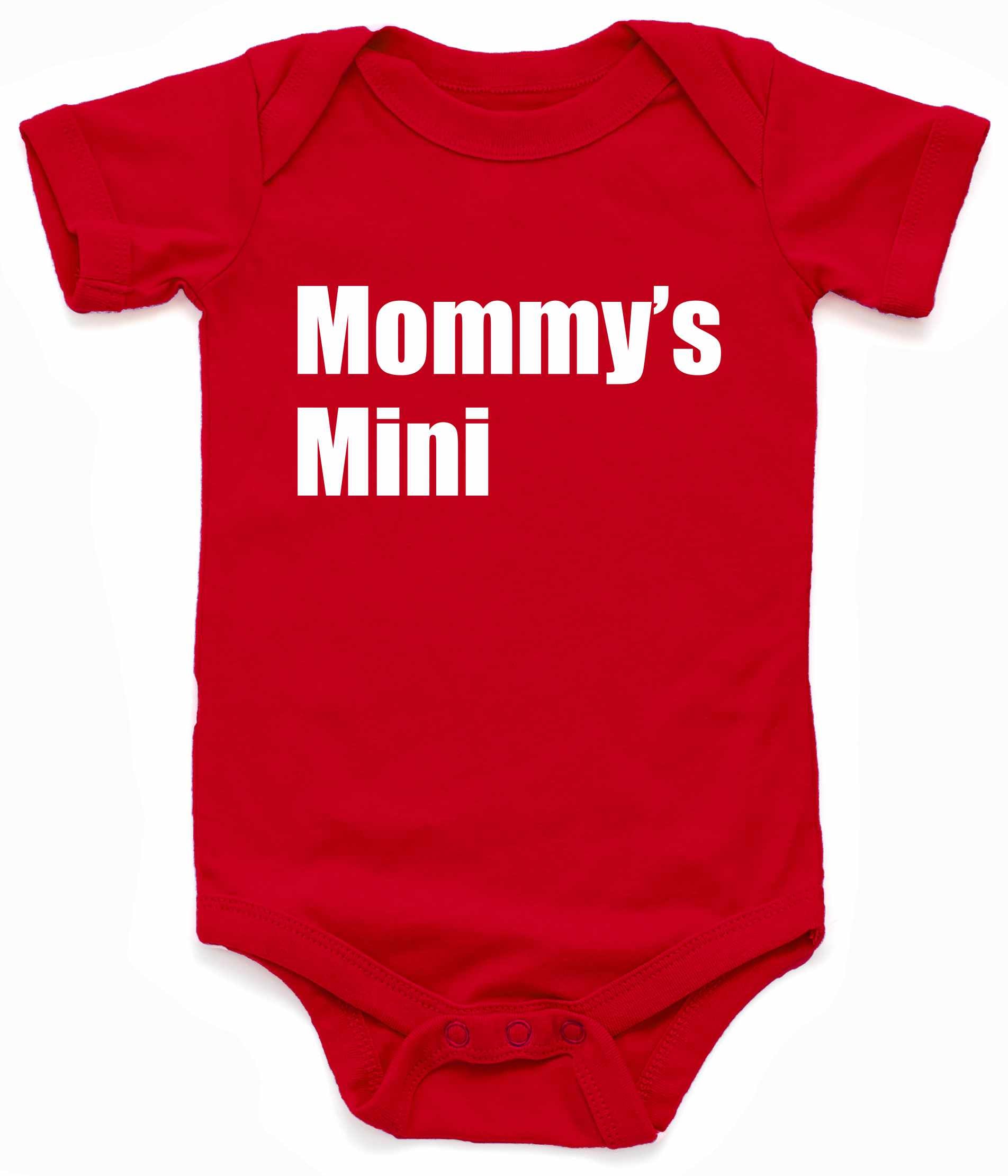 Mommy's Mini Infant BodySuit - Red / NewBorn - Red / 6 Month - Red / 12 Month - Red / 18 Month - Red / 24 Month