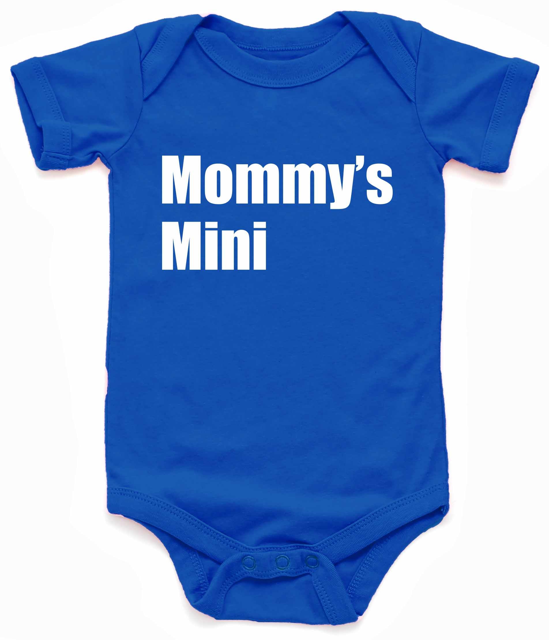 Mommy's Mini Infant BodySuit - Royal Blue / NewBorn - Royal Blue / 6 Month - Royal Blue / 12 Month - Royal Blue / 18 Month - Royal Blue / 24 Month