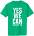 Yes We Can OBAMA 08 Adult T-Shirt (#108-1)