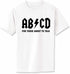 ABCD For Those About To Talk Adult T-Shirt (#1084-1)