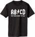 ABCD For Those About To Talk Adult T-Shirt