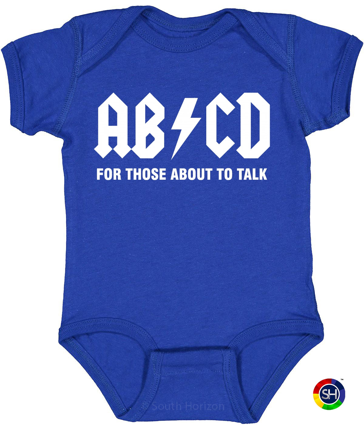 ABCD For Those About To Talk Infant BodySuit