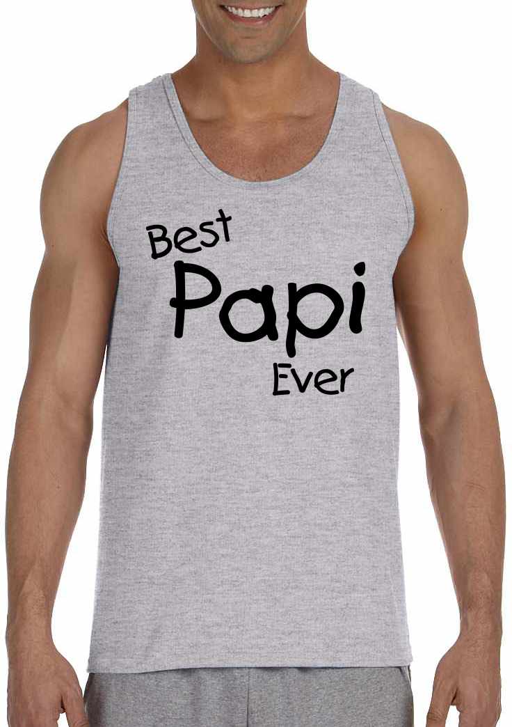 Best Papi Ever on Mens Tank Top
