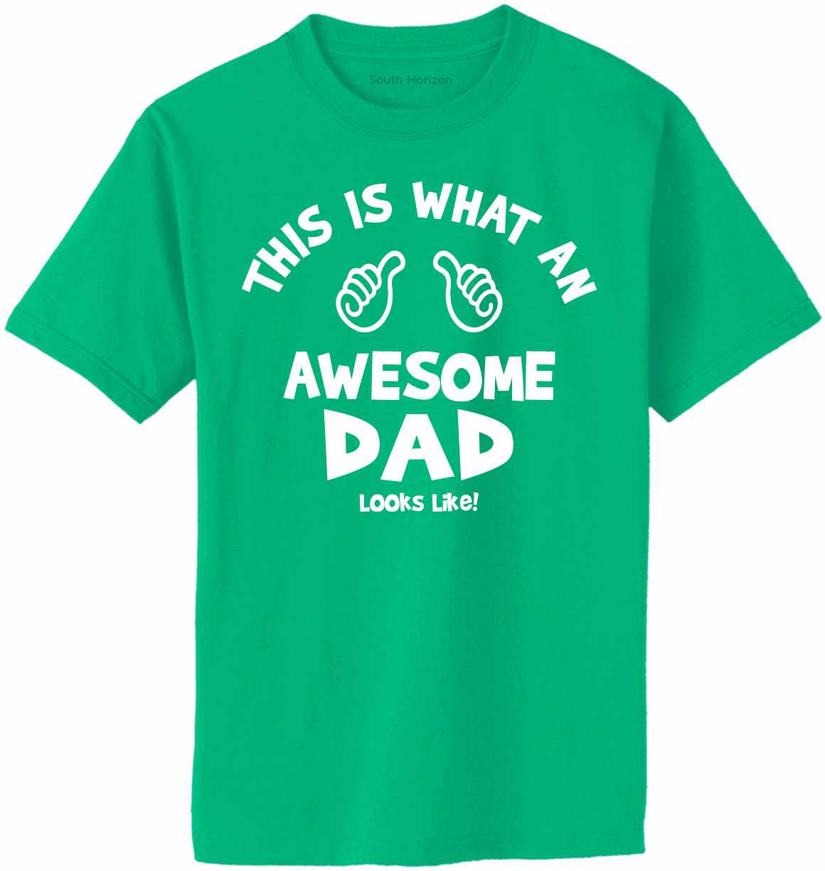 This Is What An Awesome DAD Look Like Adult T-Shirt (#1093-1)