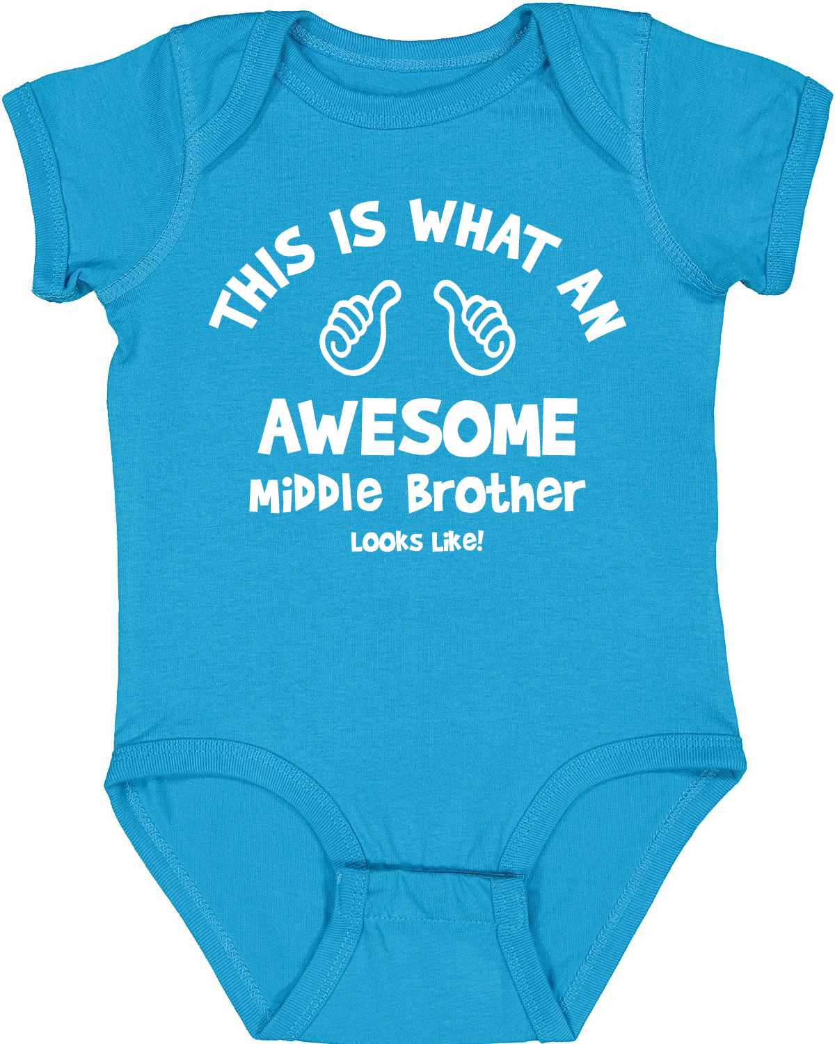 This Is What An Awesome Middle Brother Looks Like on Infant BodySuit