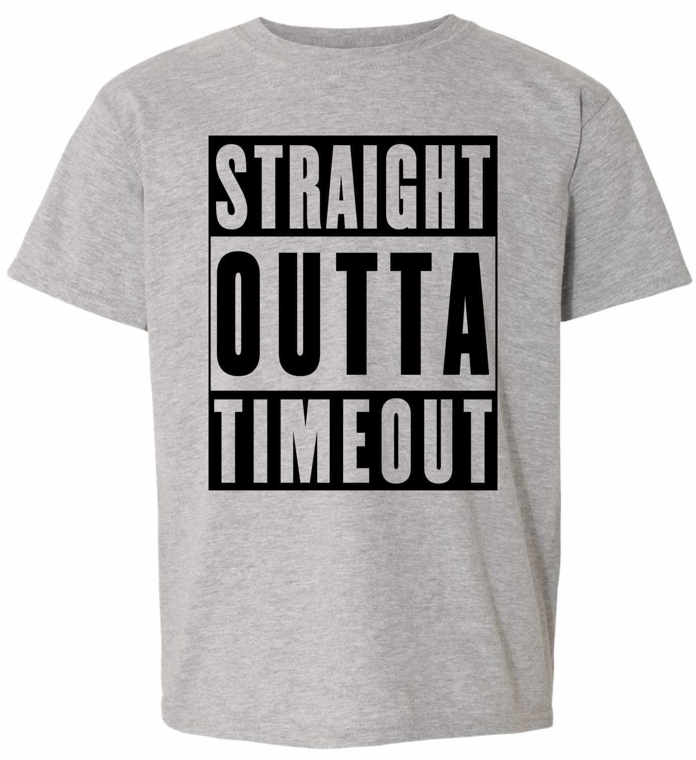 Straight Outta TimeOut on Kids T-Shirt (#1096-201)