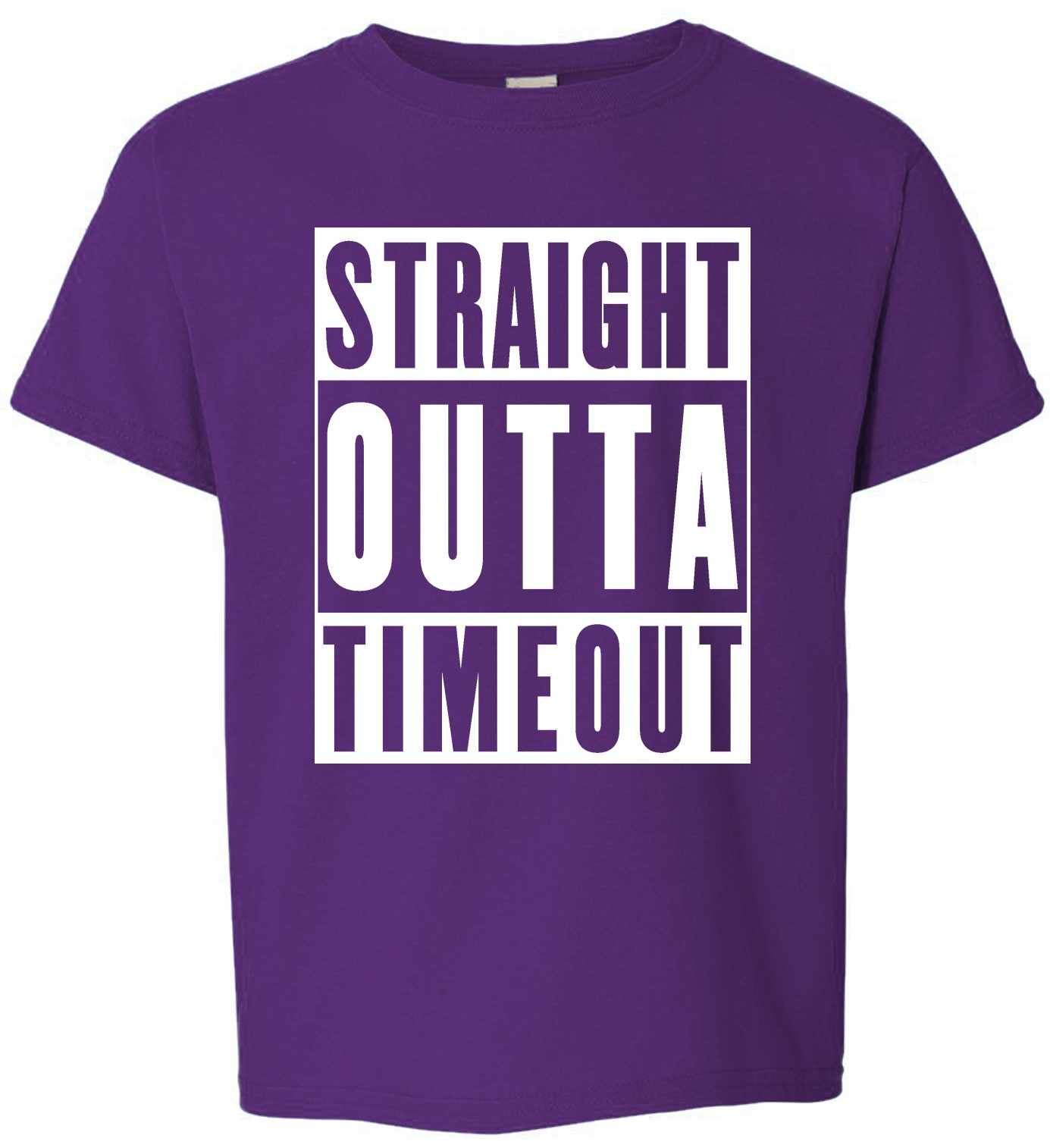 Straight Outta TimeOut on Kids T-Shirt
