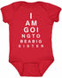 I AM GOING TO BE BIG SISTER EYE CHART Infant BodySuit (#1099-10)