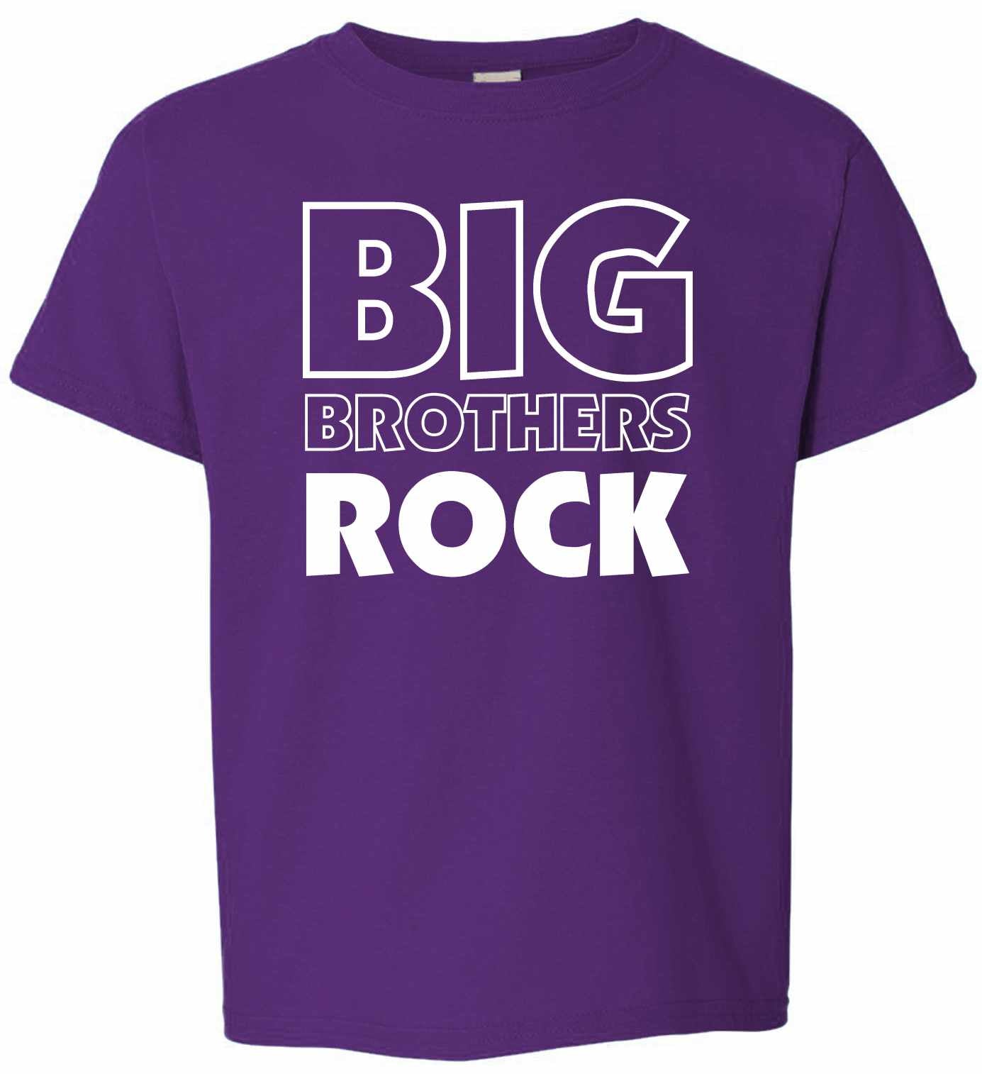 Big Brothers Rock on Kids T-Shirt