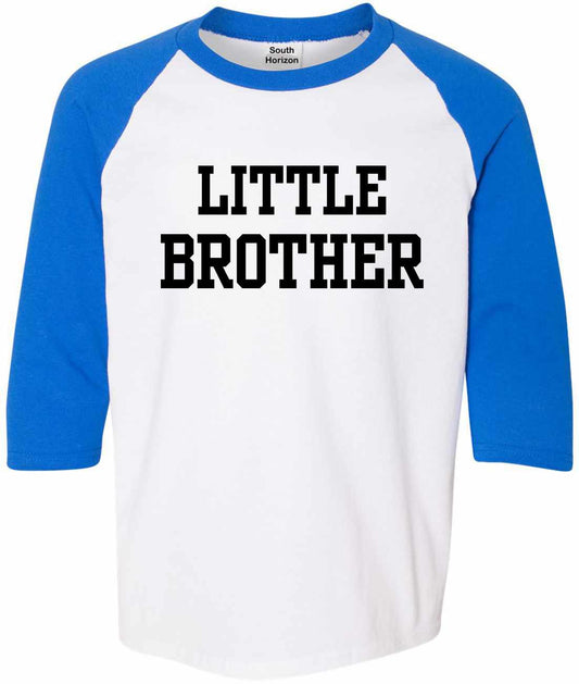 LITTLE BROTHER on Youth Baseball Shirt