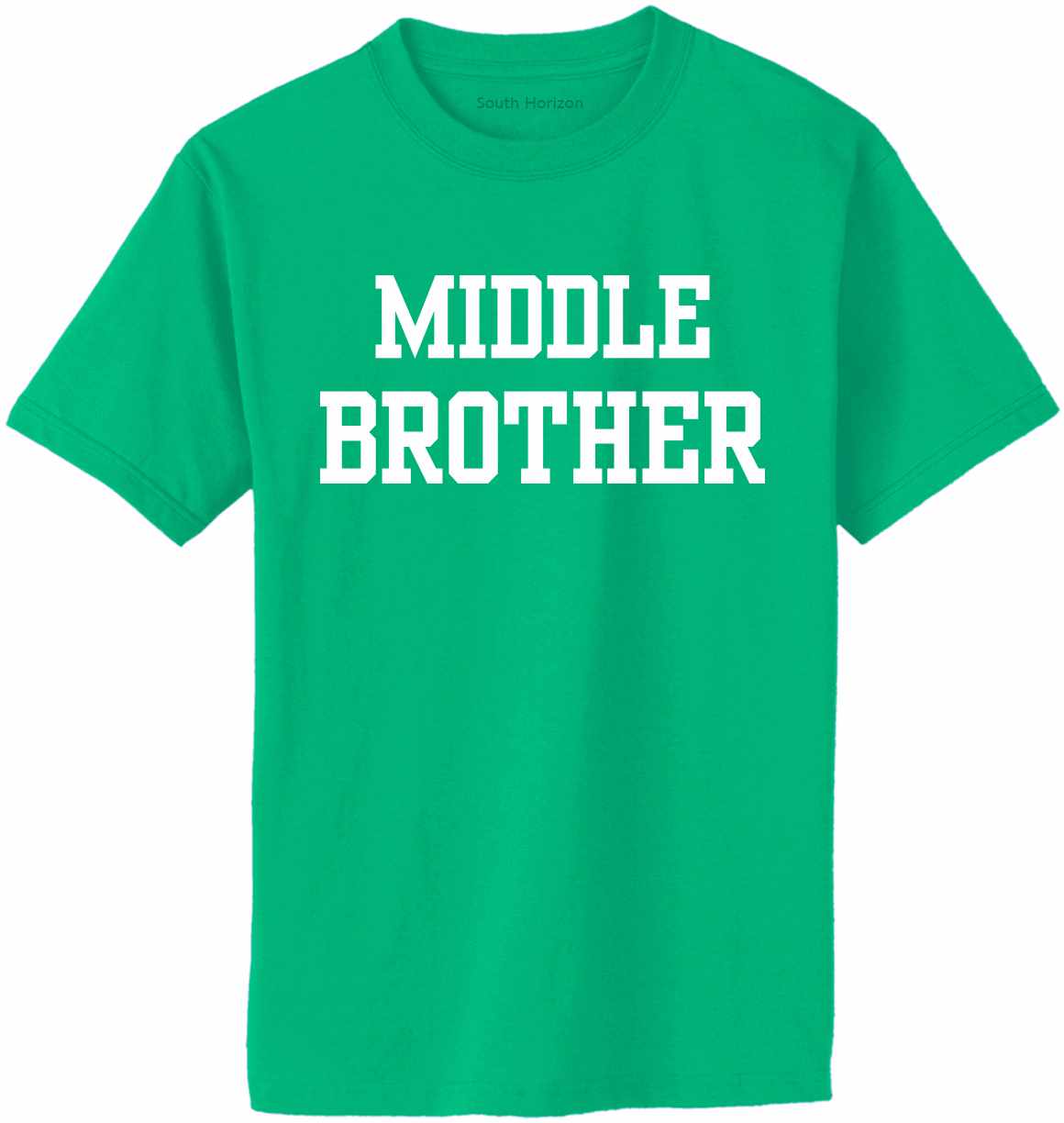 MIDDLE BROTHER Adult T-Shirt