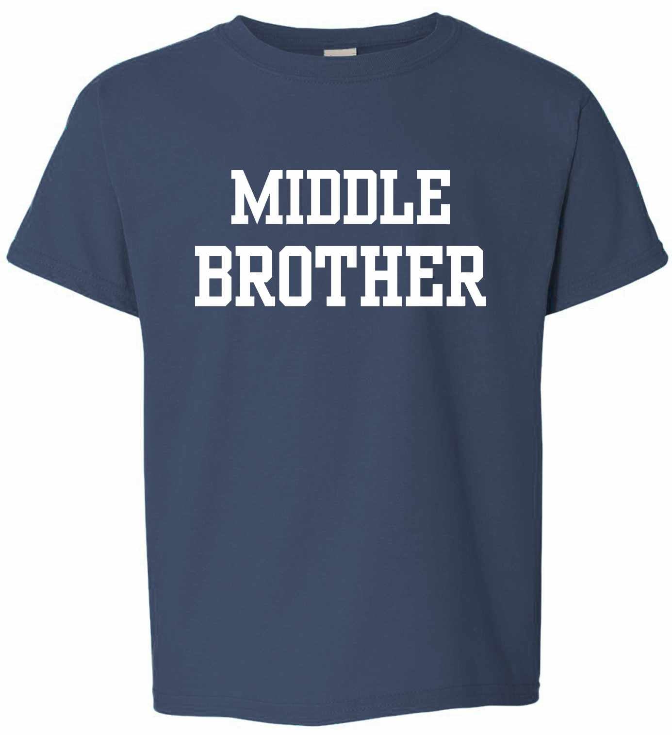 MIDDLE BROTHER on Kids T-Shirt (#1112-201)