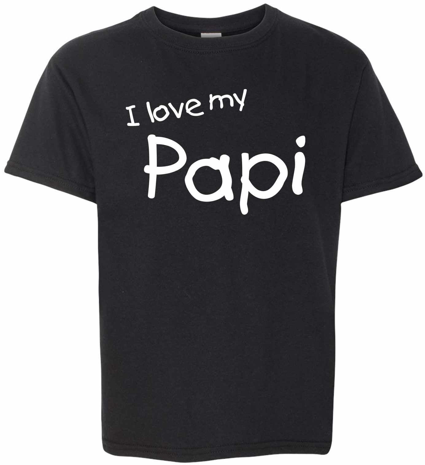 I Love My Papi on Kids T-Shirt (#1126-201)