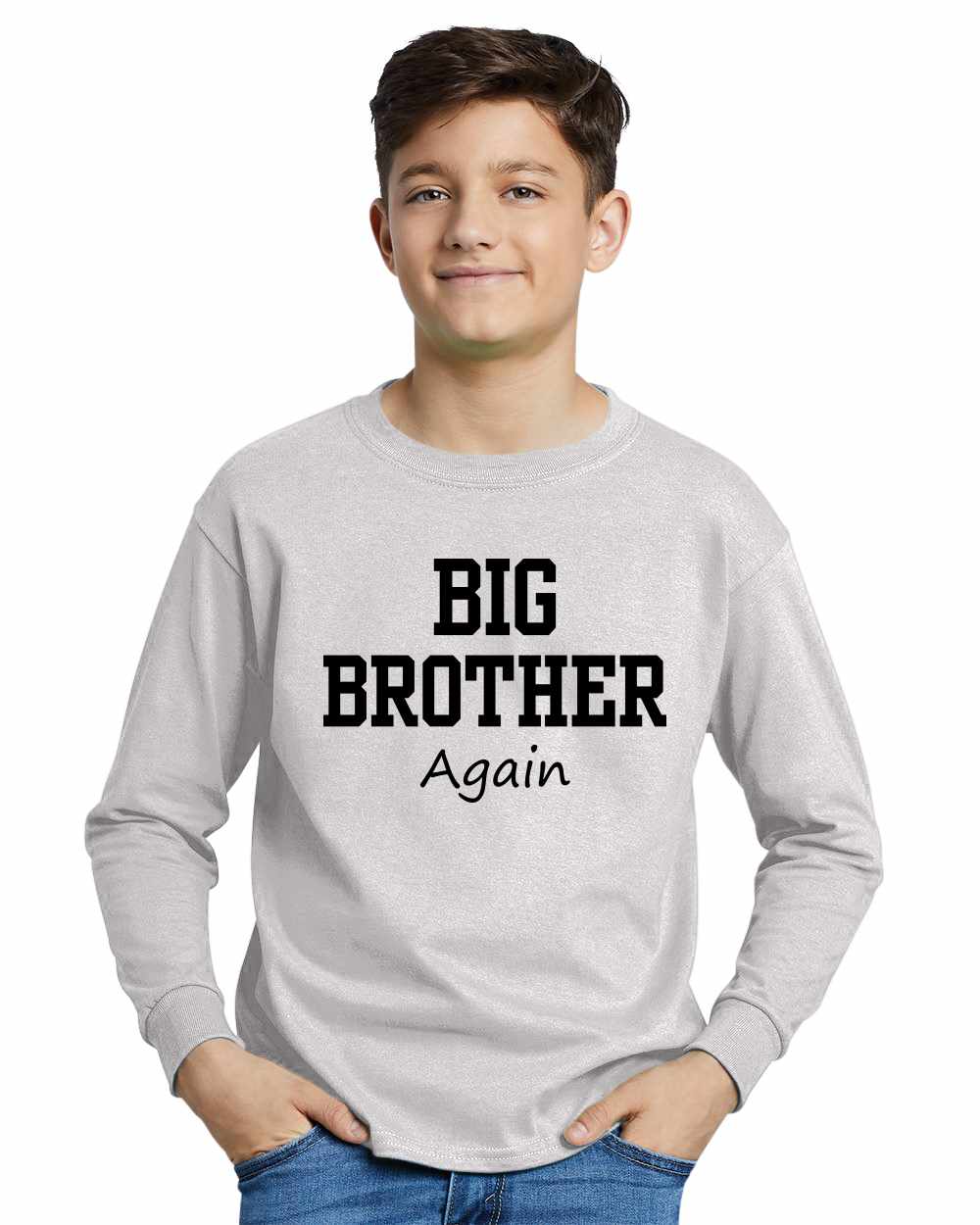 Big Brother Again on Youth Long Sleeve Shirt