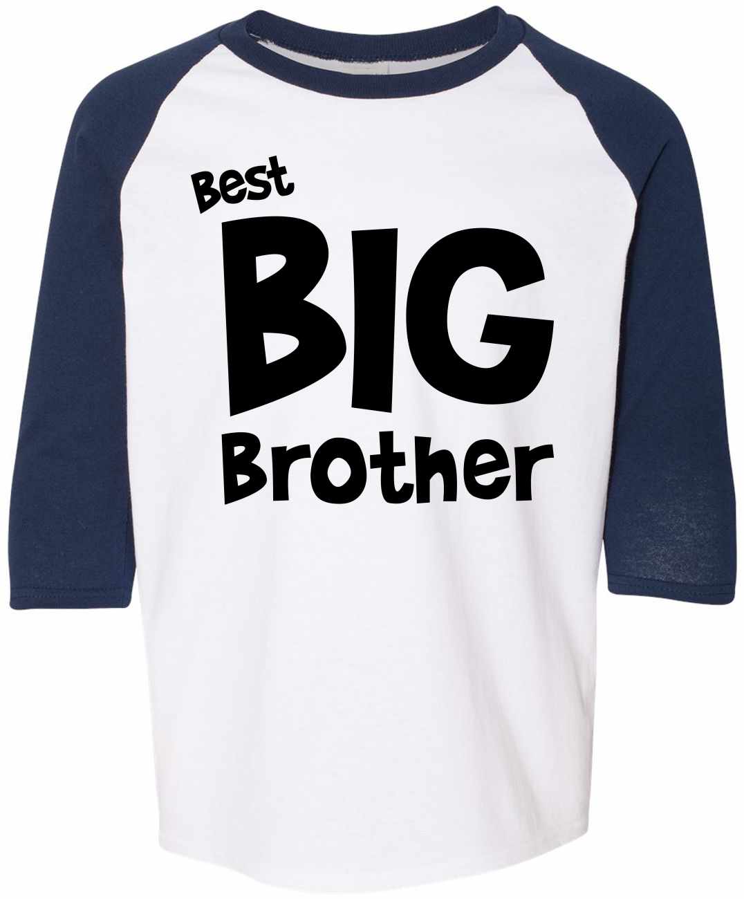 Best Big Brother on Youth Baseball Shirt (#1138-212)