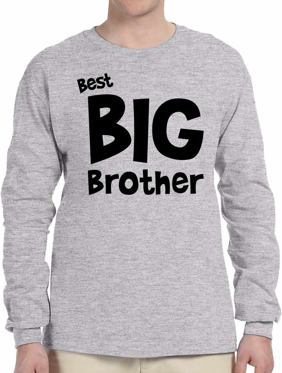 Best Big Brother on Long Sleeve Shirt (#1138-3)