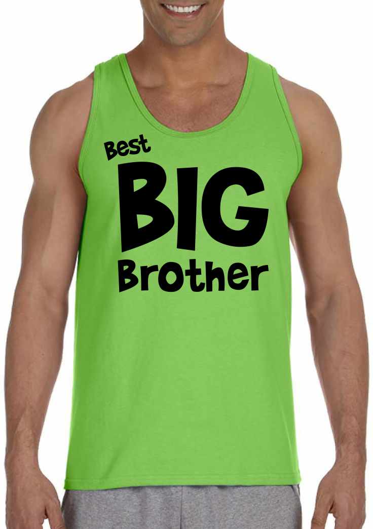 Best Big Brother on Mens Tank Top (#1138-5)