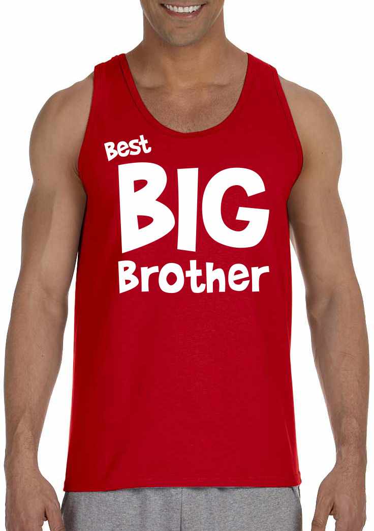 Best Big Brother on Mens Tank Top (#1138-5)
