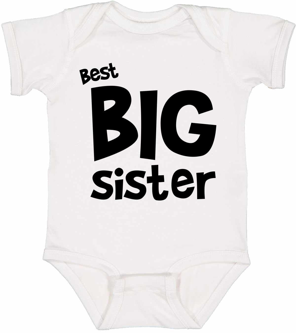 Best Big Sister Infant BodySuit (#1139-10)