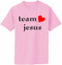 Team Jesus (heart) Adult T-Shirt (#1163-1)