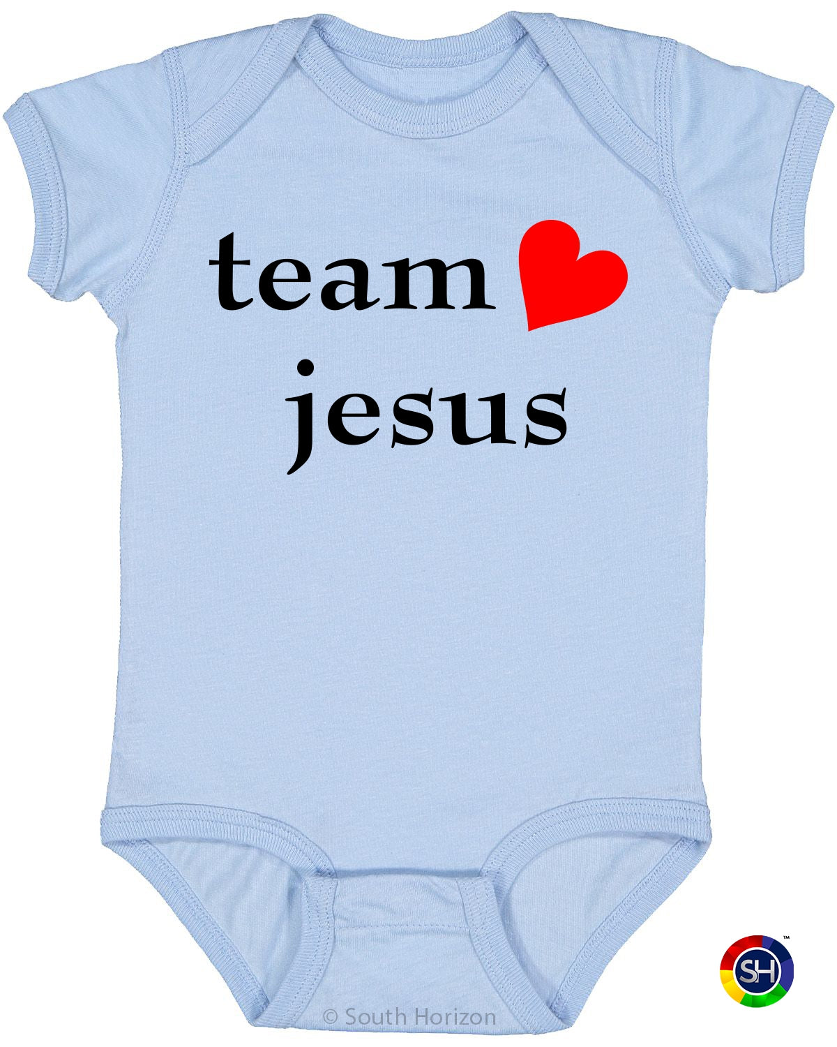Team Jesus (heart) Infant BodySuit