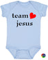 Team Jesus (heart) Infant BodySuit
